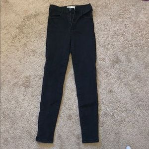 GARAGE never worn black high rise skinny. Size 0
